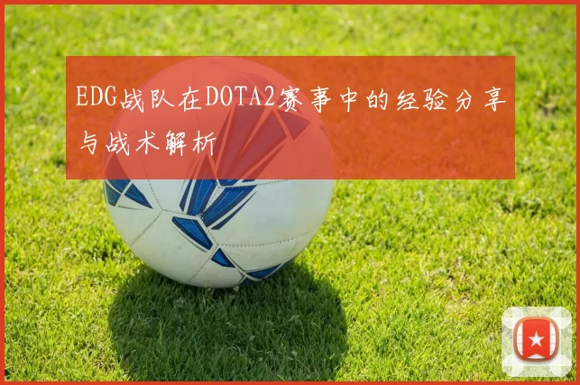 EDG战队在DOTA2赛事中的经验分享与战术解析