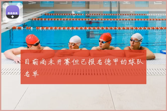 目前尚未开赛但已报名德甲的球队名单