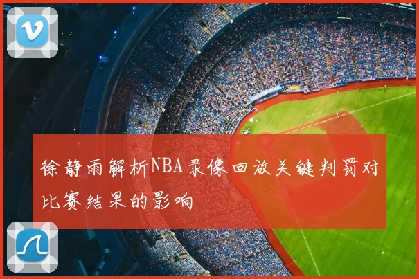 徐静雨解析NBA录像回放关键判罚对比赛结果的影响
