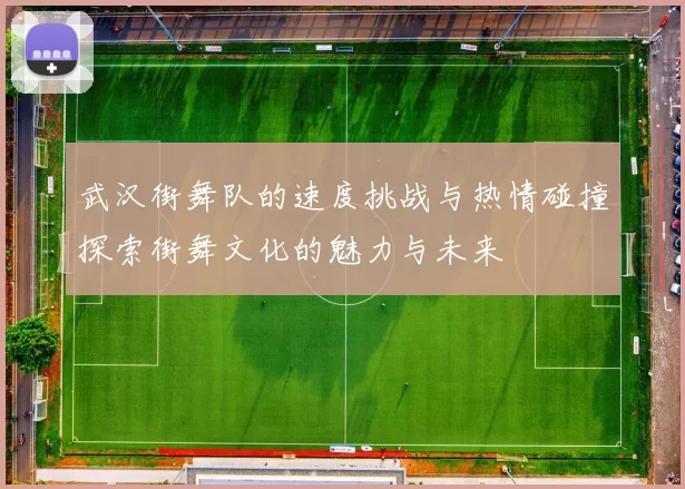 武汉街舞队的速度挑战与热情碰撞探索街舞文化的魅力与未来